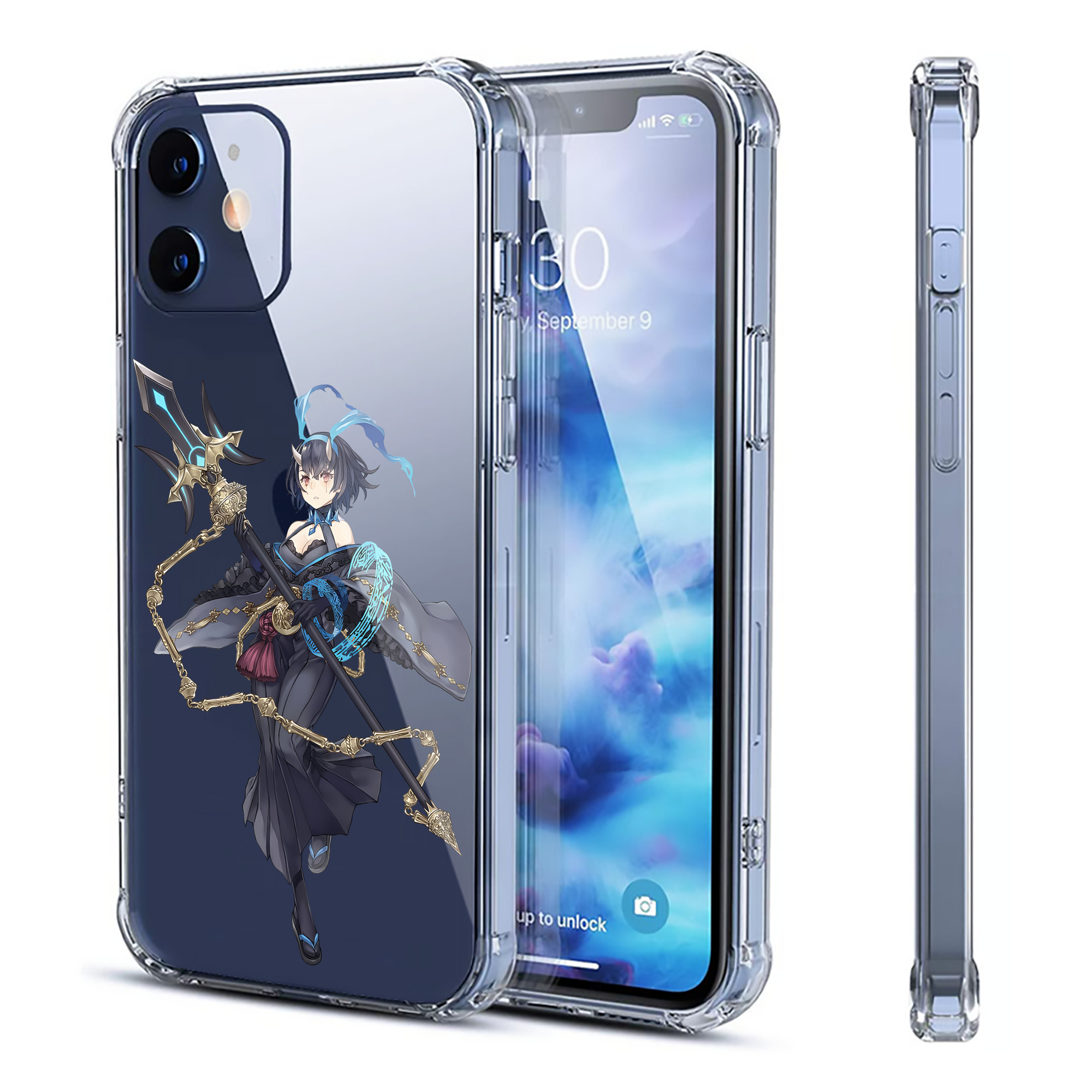 （画像用） 転スラ Regarding Reincarnated to Slime 【iPhone 12シリーズ対応】透明スマホケース（クリアソフトケース）